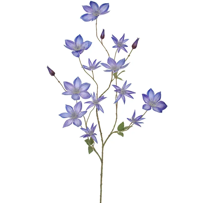 Pure Kunsttak Clematis groot 125 blauw