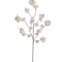 Pure Kunsttak groot Bloesem 115 cm Crème