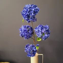 Pure Kunsttak Hortensia groot 110 cm donkerblauw