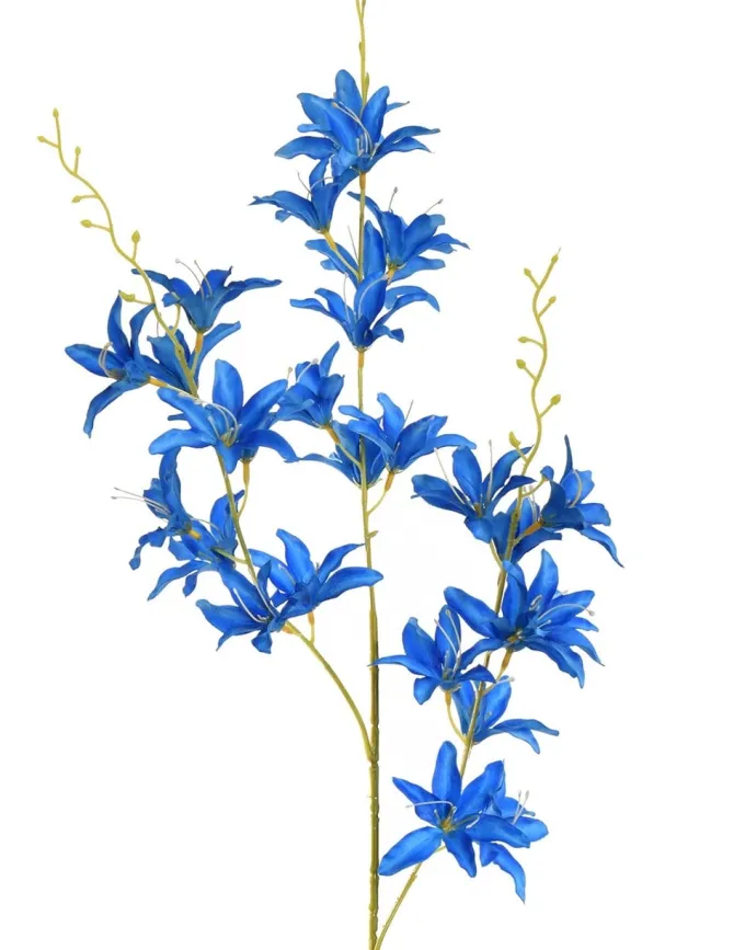 Pure Kunsttak Lily 110 cm blauw