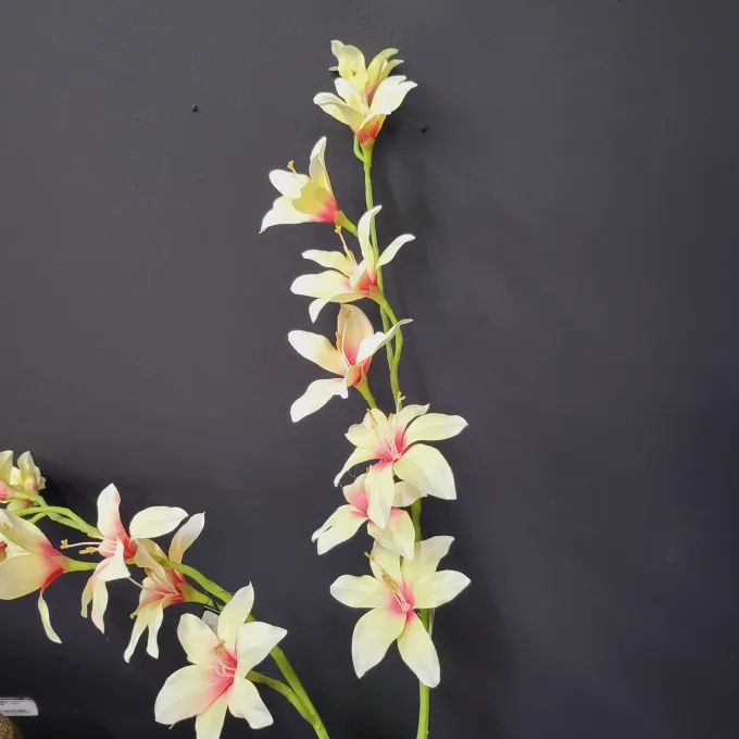 Pure Kunsttak zwaardlelie crème 95 cm
