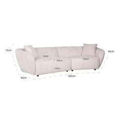 Richmond Interiors Bank Armand lovely cream (Be Lovely 11 Cream)