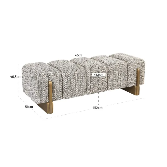 Richmond Interiors Bank Caleo Cobblestone