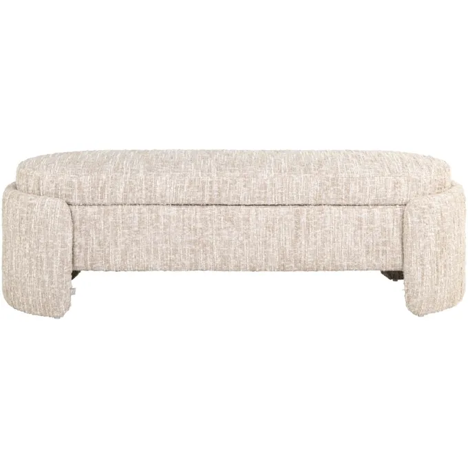 Richmond Interiors Bank Cupid beige angora met opbergruimte