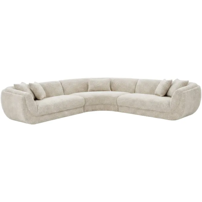 Richmond Interiors Bank Gianelle naturel chunky