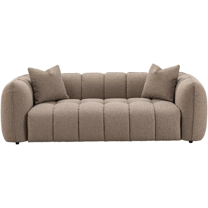 Richmond Interiors Bank Hogan mocca chunky 3-zits