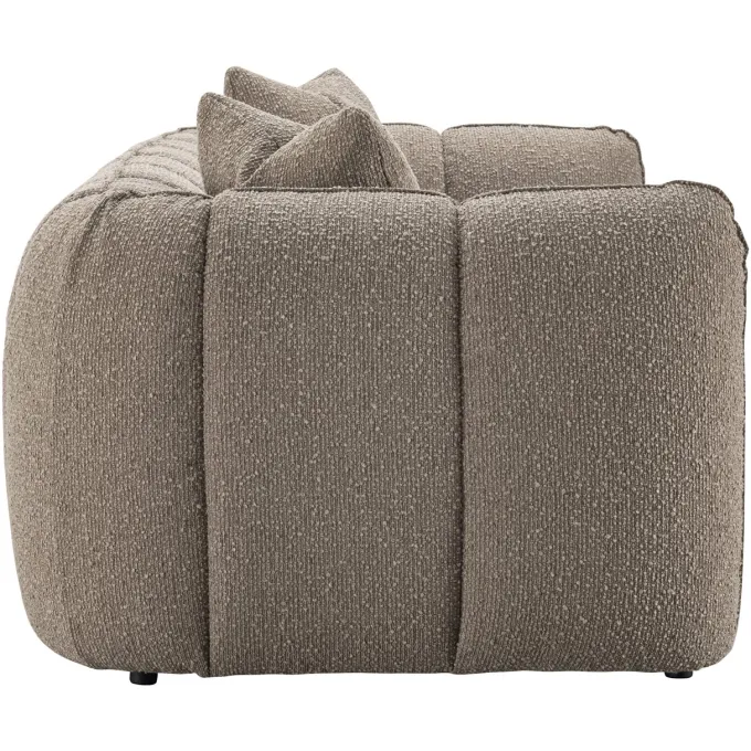 Richmond Interiors Bank Hogan mocca chunky 3-zits