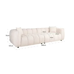 Richmond Interiors Bank Jezebel cream fancy