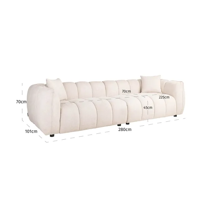 Richmond Interiors Bank Jezebel cream fancy