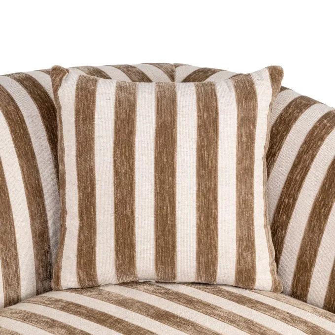 Richmond Interiors Bank Luxandra stripes zand