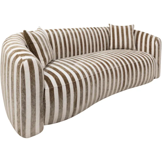 Richmond Interiors Bank Luxandra stripes zand