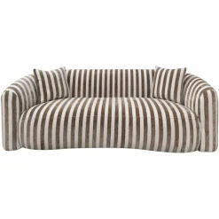 Richmond Interiors Bank Luxandra stripes zand