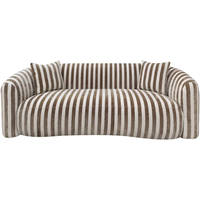 Richmond Interiors Bank Luxandra stripes zand