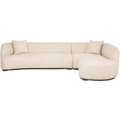 Richmond Interiors Bank Pandora beige angora lounge rechts