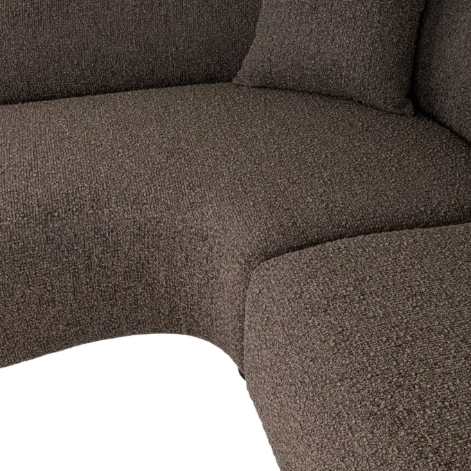 Richmond Interiors Bank Pandora bruin chunky lounge links