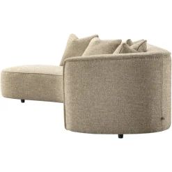 Richmond Interiors Bank Romero zand tweed ottoman links