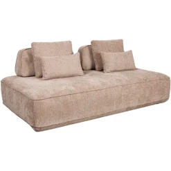 Richmond Interiors Bank Tudor mocca boldweave 2,5-zits movable backrest