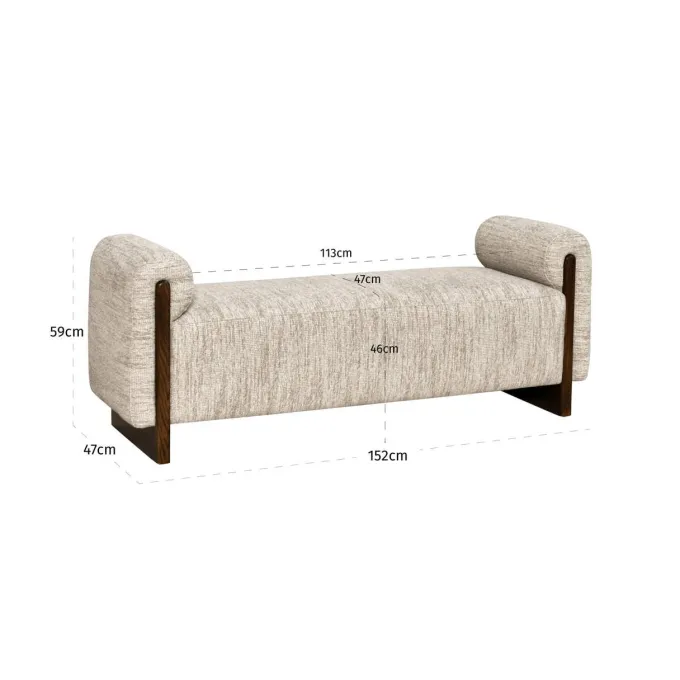 Richmond Interiors Bank Winslov naturel softweave