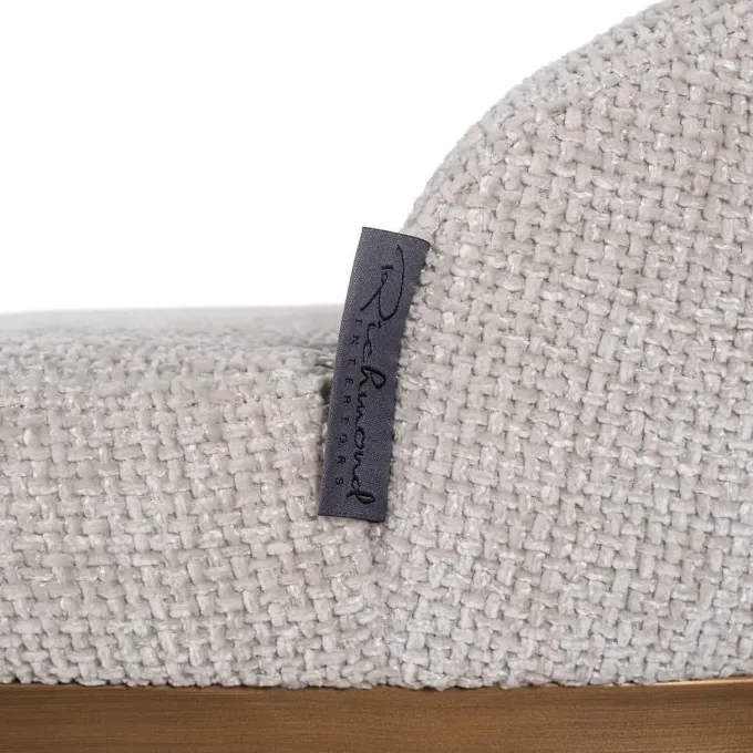 Richmond Interiors Barstoel Bolton natural renagade met geborsteld goud