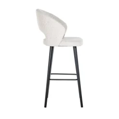 Richmond Interiors Barstoel Savoy white bouclé (Copenhagen 900 Bouclé White)