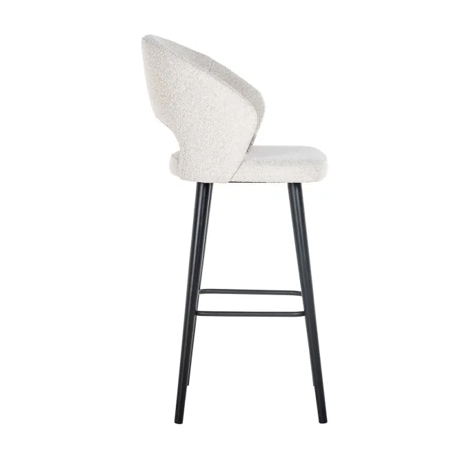 Richmond Interiors Barstoel Savoy white bouclé (Copenhagen 900 Bouclé White)
