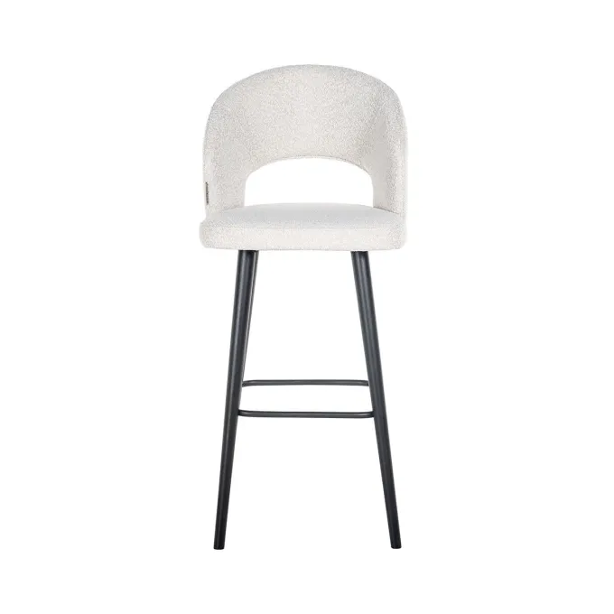 Richmond Interiors Barstoel Savoy white bouclé (Copenhagen 900 Bouclé White)
