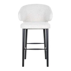 Richmond Interiors Barstoel Indigo White Bouclé (Copenhagen 900 Bouclé White)