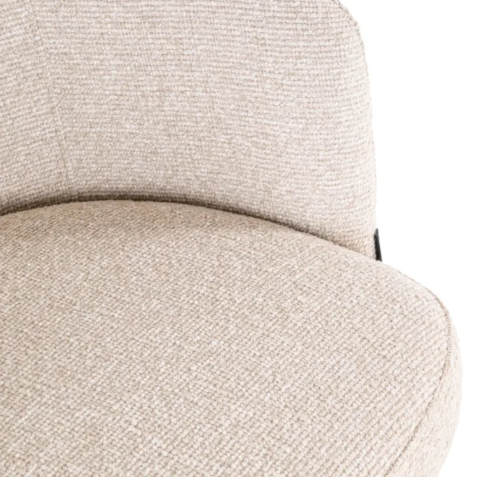 Richmond Interiors Barstoel Nikki biscotti swivel fire retardant