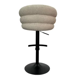 Richmond Interiors Barstoel Nikki biscotti swivel fire retardant