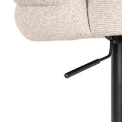 Richmond Interiors Barstoel Nikki biscotti swivel fire retardant