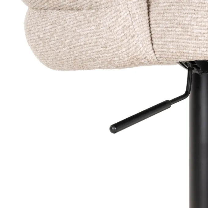 Richmond Interiors Barstoel Nikki biscotti swivel fire retardant