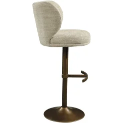 Richmond Interiors Barstoel Amely naturel softweave draaistoel