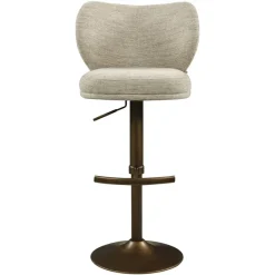 Richmond Interiors Barstoel Amely naturel softweave draaistoel