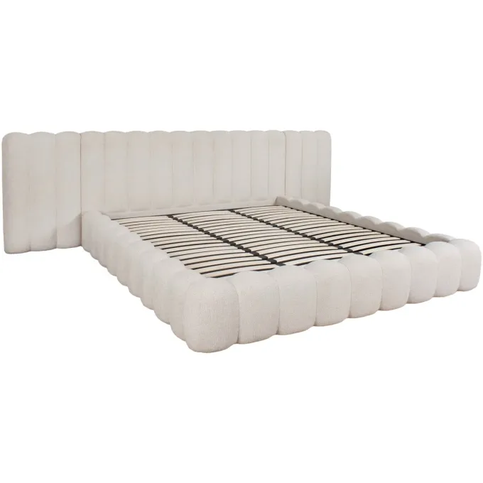 Richmond Interiors Bed Cupidon creme fancy 180x210 (matrasmaat (excl.)) met opbergruimte