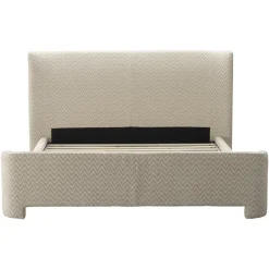 Richmond Interiors Bed Divana beige chevron 160x200