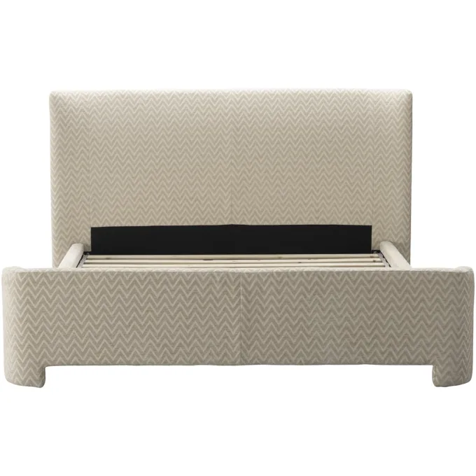 Richmond Interiors Bed Divana beige chevron 160x200