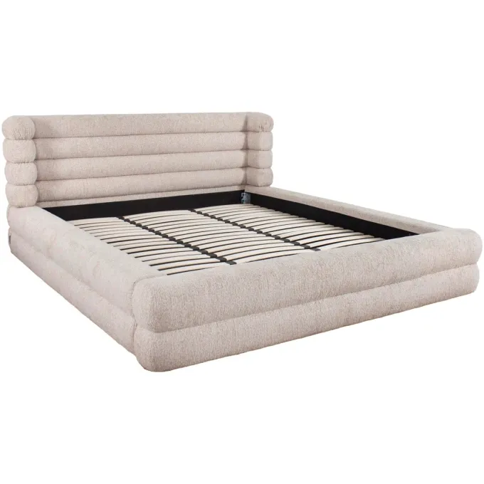 Richmond Interiors Bed Obidis naturel linear 180x210 (matrasmaat (excl.) with storage