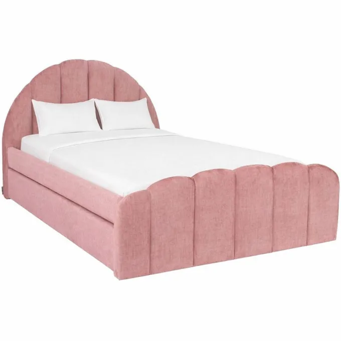 Richmond Interiors Bed Pixie rosewood jewel 120x200 met uitschuifbed