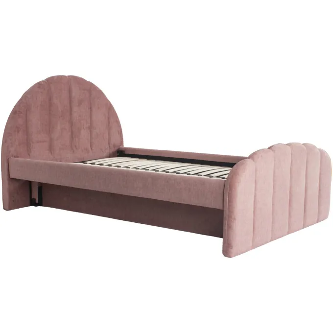 Richmond Interiors Bed Pixie rosewood jewel 120x200 met uitschuifbed
