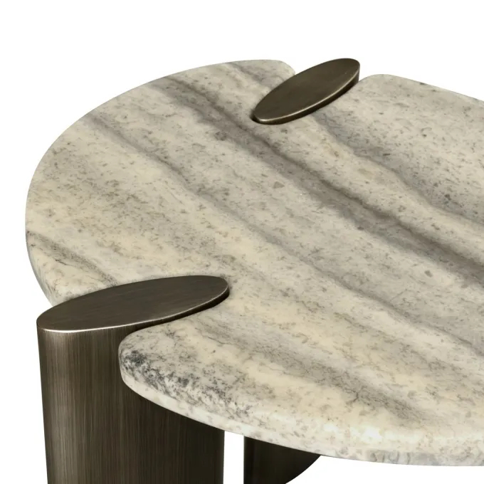 Richmond Interiors Bijzettafel Arcadia grijs