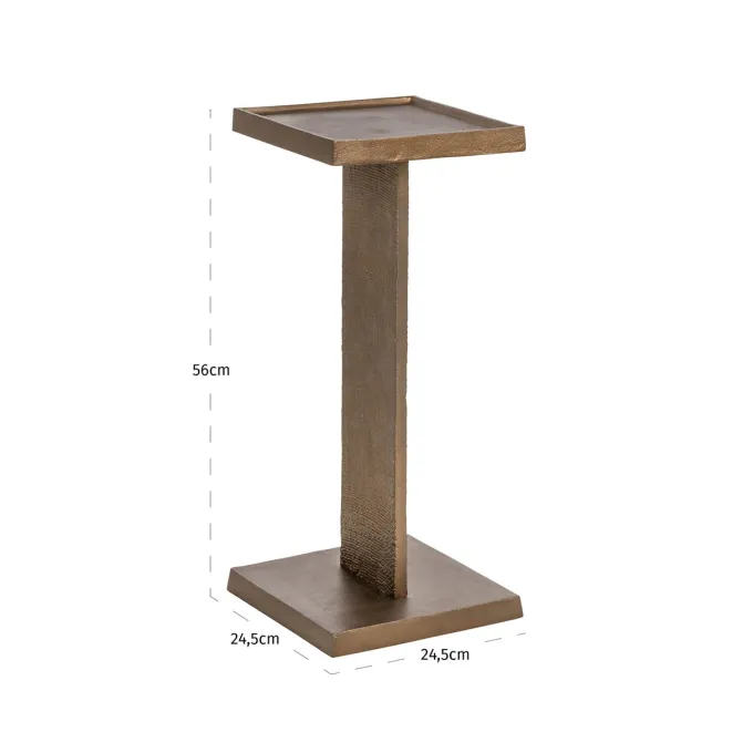 Richmond Interiors Bijzettafel Foley brass antique
