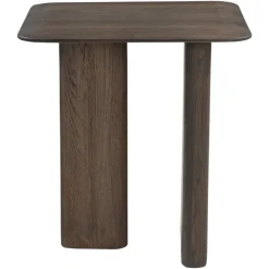 Richmond Interiors Bijzettafel Castello Smoked charchoal eiken top