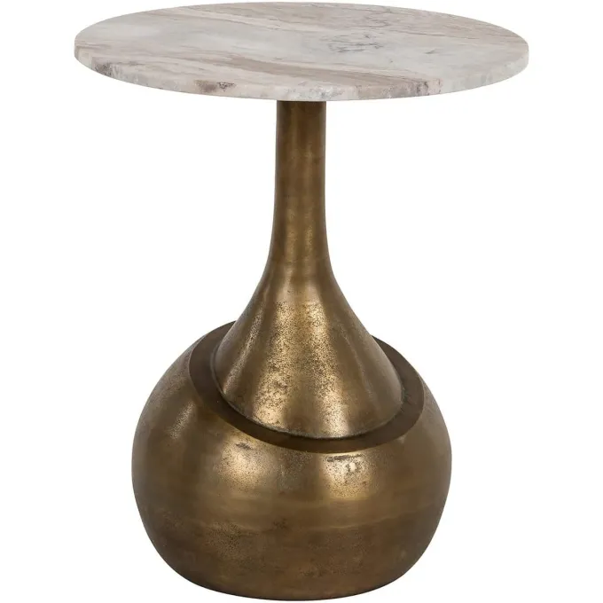 Richmond Interiors Bijzettafel Sia geborsteld Goud