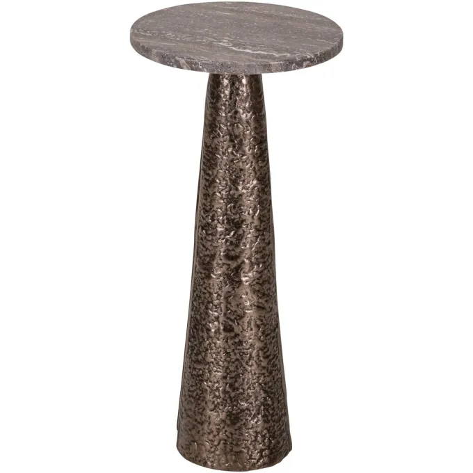 Richmond Interiors Bijzettafel Eldora brons 25Ø