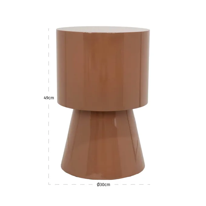 Richmond Interiors Bijzettafel Liza mocca mousse