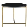 Richmond Interiors Bijzettafel Casey met marmeren top zwart - Richmond Interiors