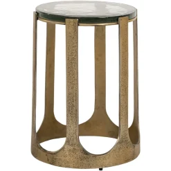 Richmond Interiors Bijzettafel Rixo goud