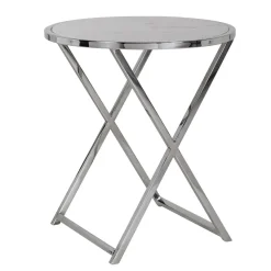 Richmond Interiors Bijzettafel Jaimy met marmeren top groot