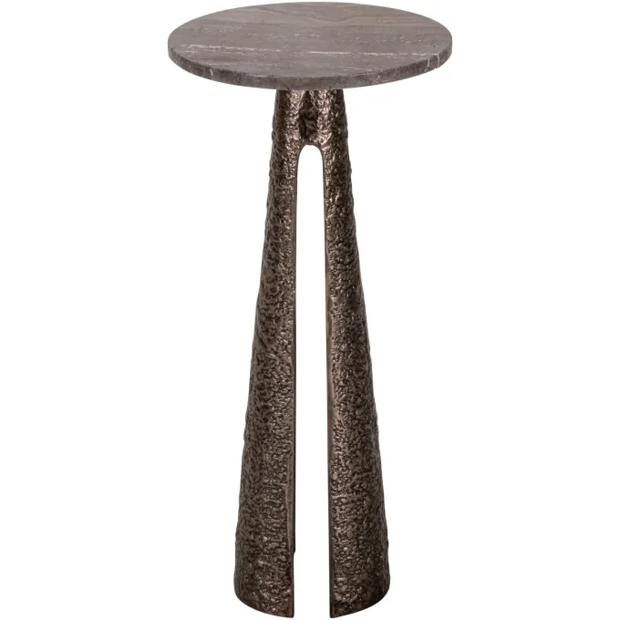 Richmond Interiors Bijzettafel Eldora brons 30Ø