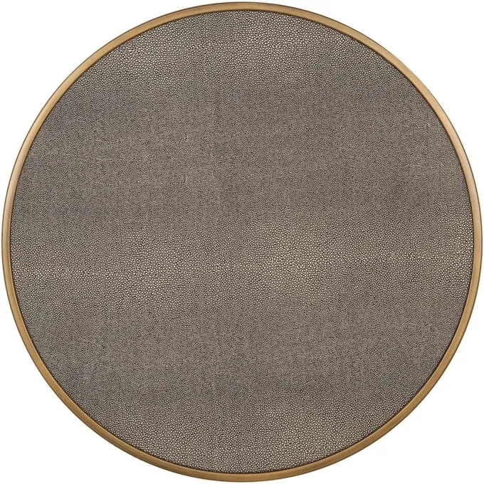 Richmond Interiors Bijzettafel Bloomville met glas set van 2 Goud